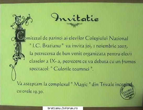 Balul Bobocilor 2007 - panic!_me - Evenimente