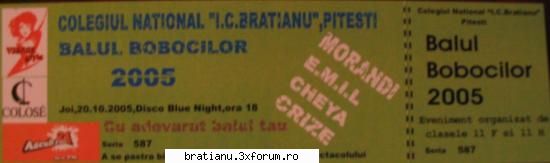 Balul Bococilor 2005 - Cum vi s-a parut ? Eu am fost prea fericit ca au - Evenimente